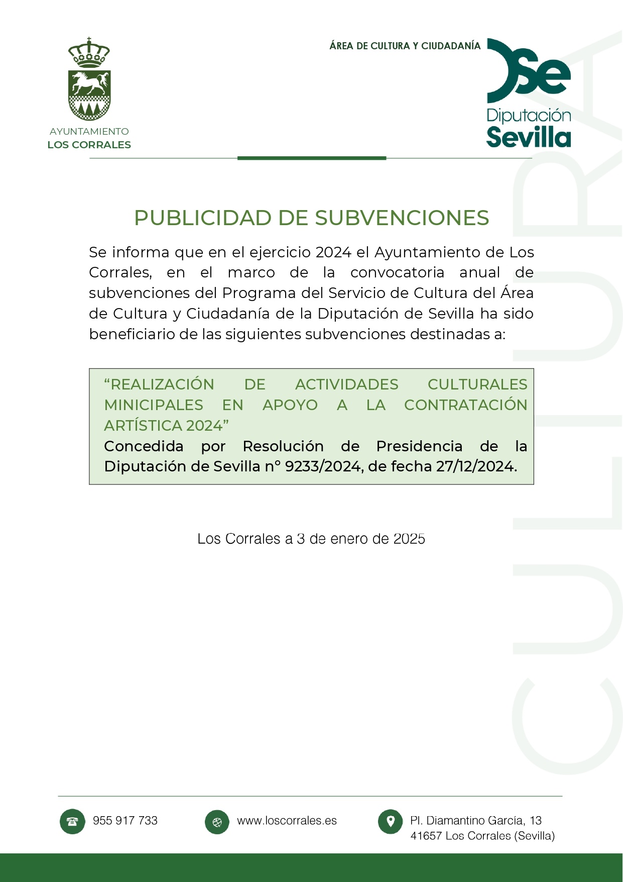 PUBLICIDAD SUBVENCIONES CULTURA 2024 (APOYO CONTR. ARTIS.) - LOS CORRALES (Sevilla)_page-0001
